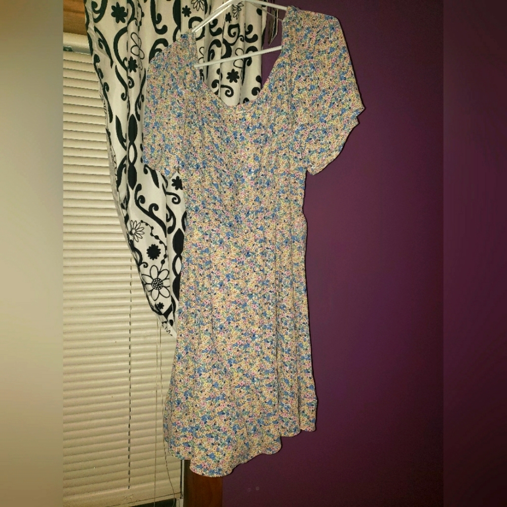 Spring floral dress